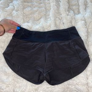 LULULEMON SHORTS. SIZE 2. Worn only twice-just don’t fit anymore. Perf condition